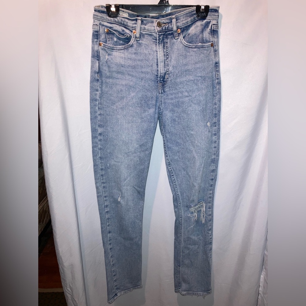 GAP Light Blue Straight Leg Women Jeans